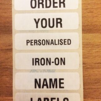 Iron-on Name Tags for School Uniform