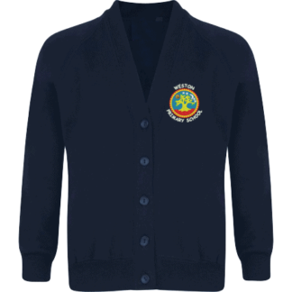 Sweatshirt Cardigan for Weston School