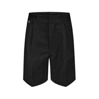 Black school uniform shorts