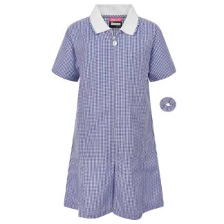 Blue Ginham Summer Dress